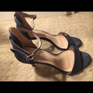 Kelly & Kate Blue and Tan Heels